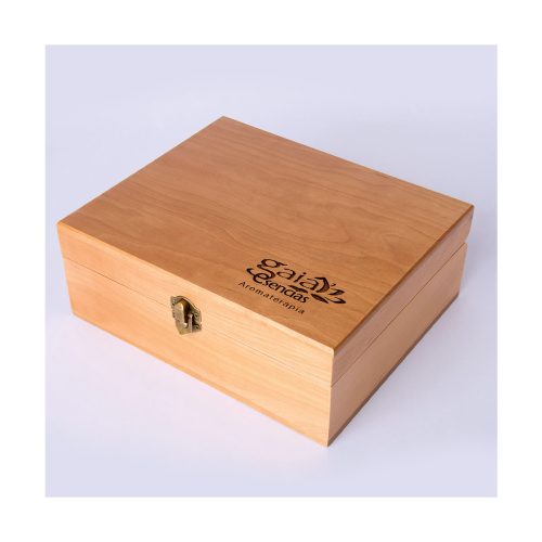Caja madera para aromaterapia