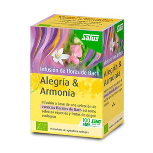Té Flores de Bach Alegría y Armonía,