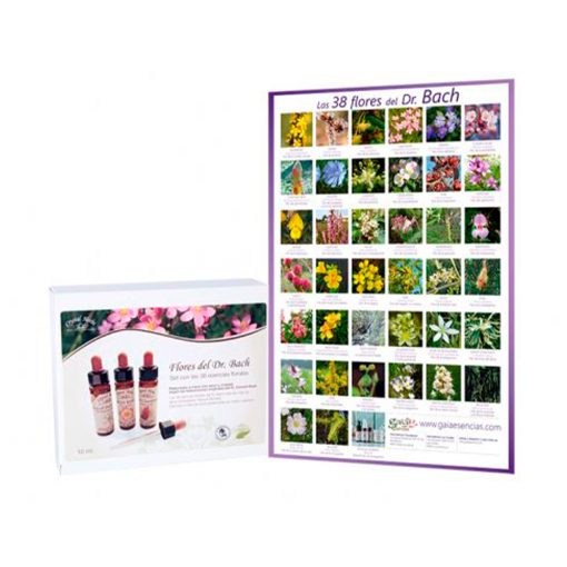 Set 10ml. Flores de Bach + Poster Gaia
