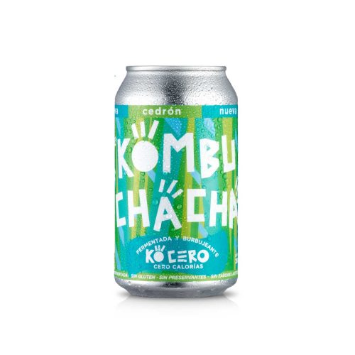 Kombuchacha Organica Cedrón 350ml, Lata