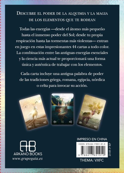 Libro y Cartas Oraculo de los Elementos,S.Demarco, Oceano - Imagen 2