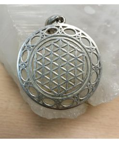 Joya, Colgante Flor de la Vida con Vesica Piscis 5cm
