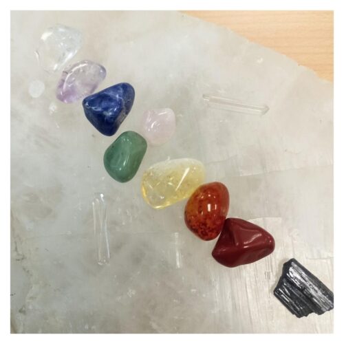 Kit de Cristales Equilibrio con Puntas de Cuarzo - Imagen 2
