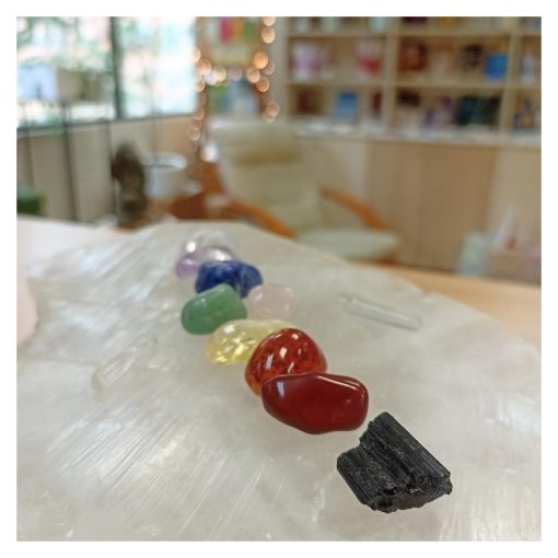 Kit de Cristales Equilibrio con Puntas de Cuarzo - Imagen 3