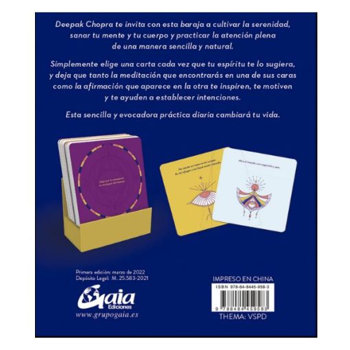 Libro y Cartas Meditaciones y Afirmaciones D. Chopra, Oceano - Imagen 4