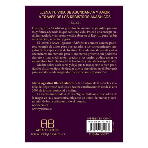 Libro y Cartas Oraculo de los Registros Akashicos, Oceano - Imagen 2