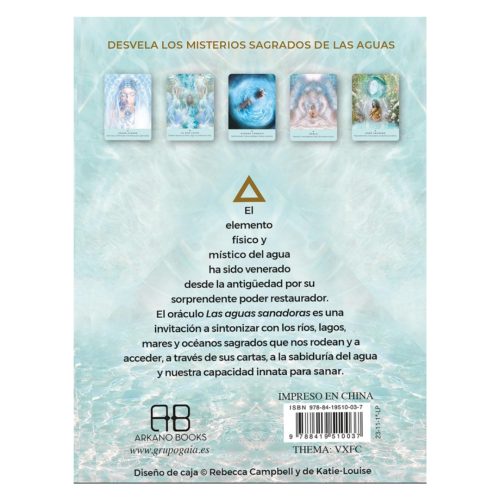 Libro y Cartas Las Aguas Sanadoras, Oceano - Imagen 2