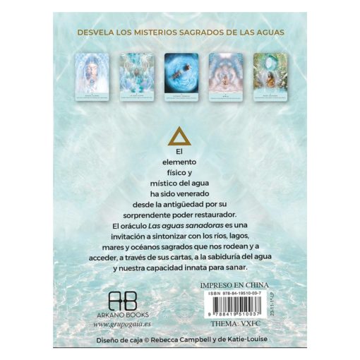 Libro y Cartas Las Aguas Sanadoras, Oceano - Imagen 2