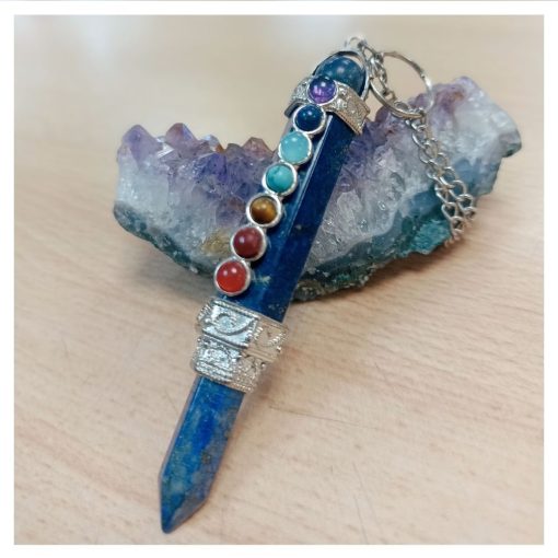 Pendulo Chakra Punta Lapislazuli 8cm