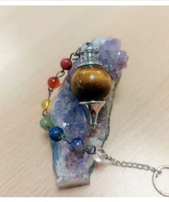 Pendulo Bola Chakra Ojo de Tigre 3.5cm