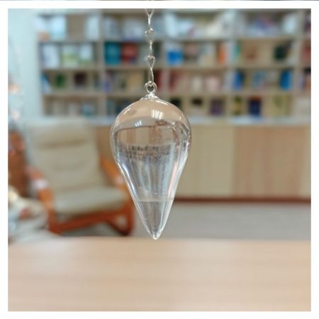 Pendulo Gota de Agua Cuarzo Crystal 3.5cm