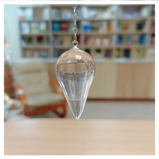 Pendulo Gota de Agua Cuarzo Crystal 3.5cm