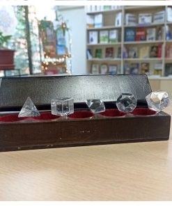 Solidos Platonicos Cuarzo Cristal 1.5cm en Caja