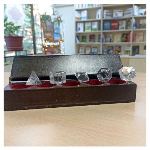 Solidos Platonicos Cuarzo Cristal 1.5cm en Caja