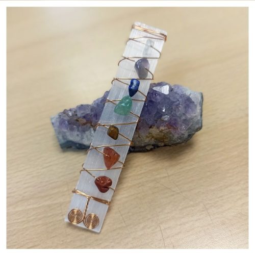 Barra Selenita Chakra 9cm