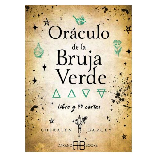 Libro y Cartas El Oráculo de la Bruja Verde - Cheralyn Darcey