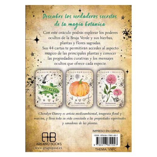 Libro y Cartas El Oráculo de la Bruja Verde - Cheralyn Darcey - Imagen 2