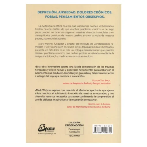 Libro Este Dolor No Es Mio, Mark Wolynn - Imagen 2