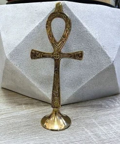 Cruz Ankh con soporte